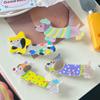 Cartoon Creative Puppy Side Bangs Clip Barrettes Cute Acrylic Animals Hair Clips For Women Girls Hairpin Hair Accessories Gifts