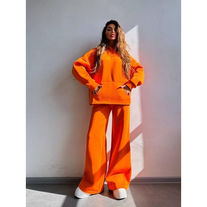 Womens Casual Hooded Long Sleeve Loose Sweatshirt Elastic Waist Pants Set Comfortable Streetwear Outfit