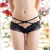 Women's Panties Open Crotch Thongs Sexy Hollow Briefs Underwear Erotic T-Backs Sweet Crotchless Seamless Panty