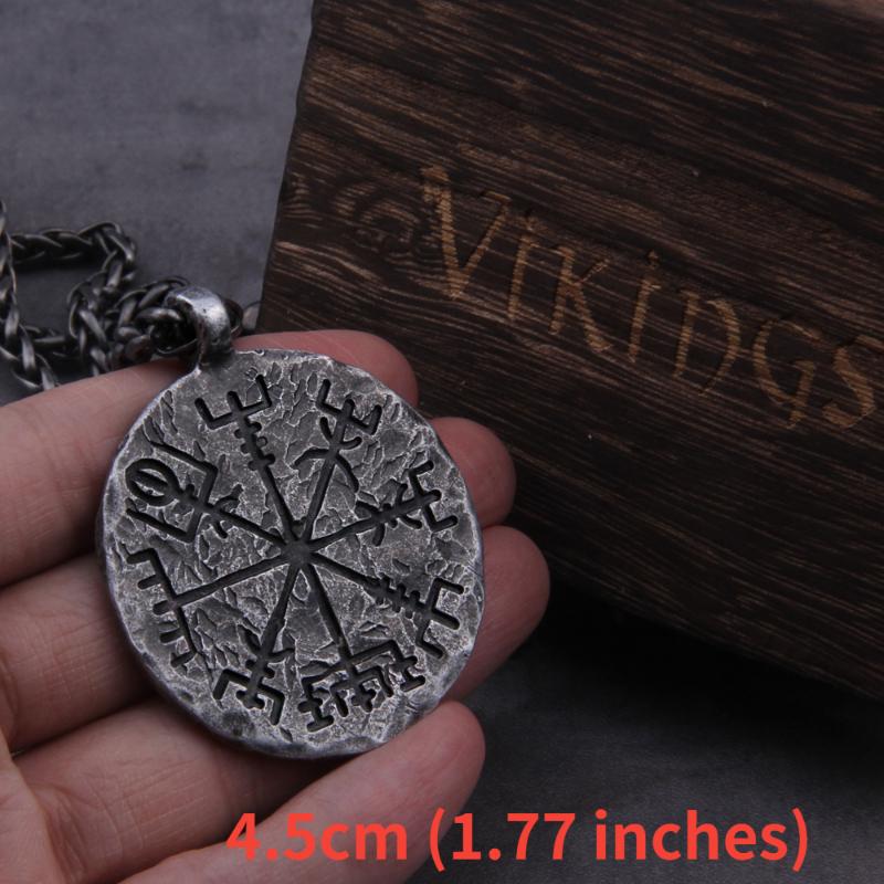 Viking Vegetarianism "; Iron Viking Rune Pendant Necklace As A Gift for Men
