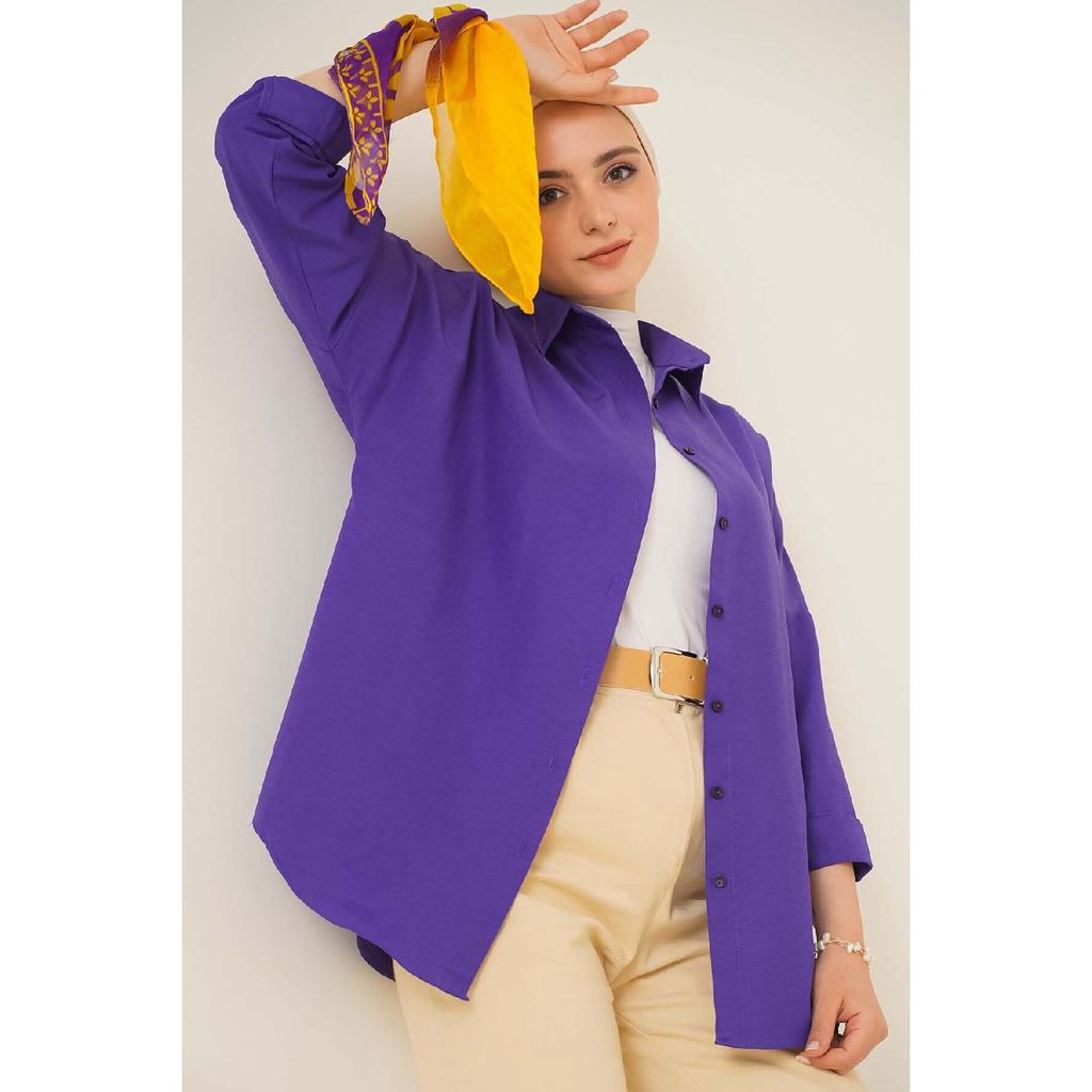 Oversize Basic Shirt Green