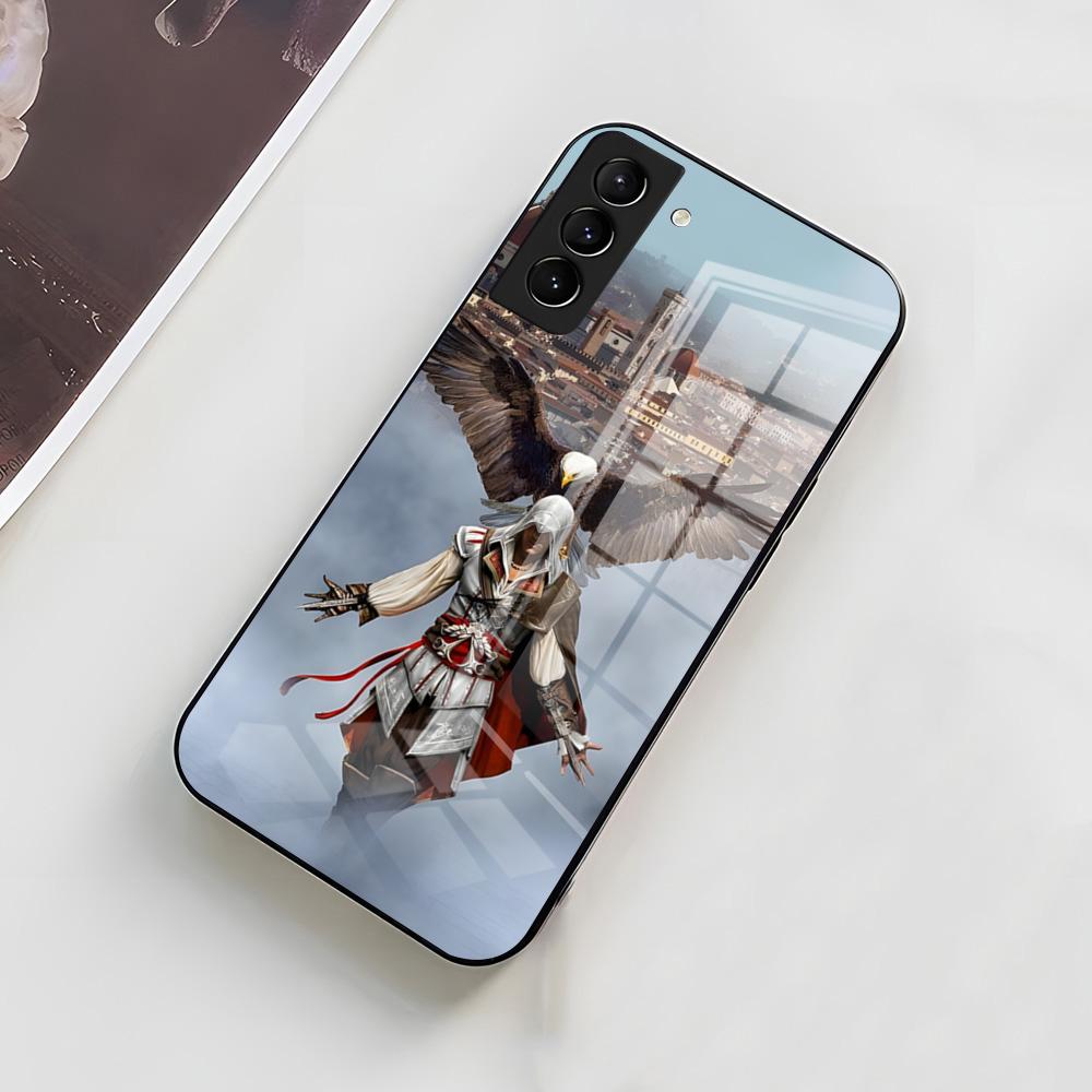 Чехол для телефона A-Assassins Game C-Creed Для Samsung A56 A36 A26 A16 A15 A25 A35 A55 A14 A34 A24 A54 Стеклянный чехол