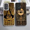 Egypt Eye of Horus Anubis Shockproof Phone Case for Samsung A17 A16 A15 A14 A37 A57 A36 A56 A26 A35 A55 A25 A34 A54 A24 A13 A23