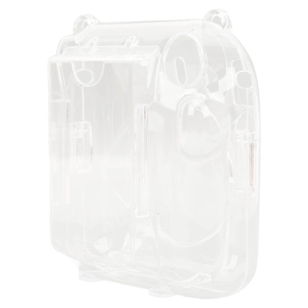 Clear Instant Camera Case PC Antiscratch Camera Sleeve With Adjustable Shoulder Strap For Instax Mini 12