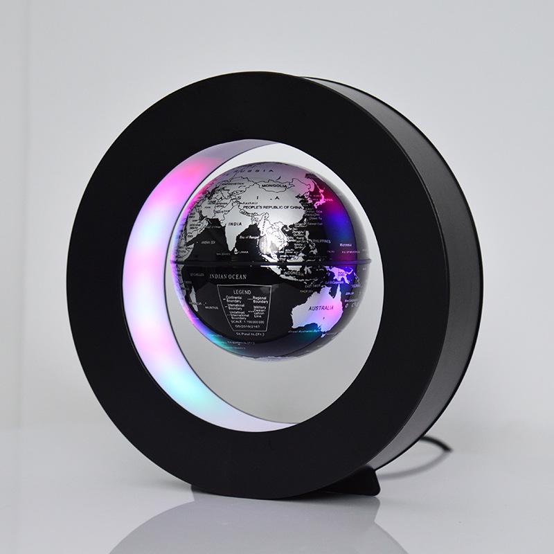 Светящийся русский магнитный левитационный глобус - креативный подарок и сувенир на выпускной