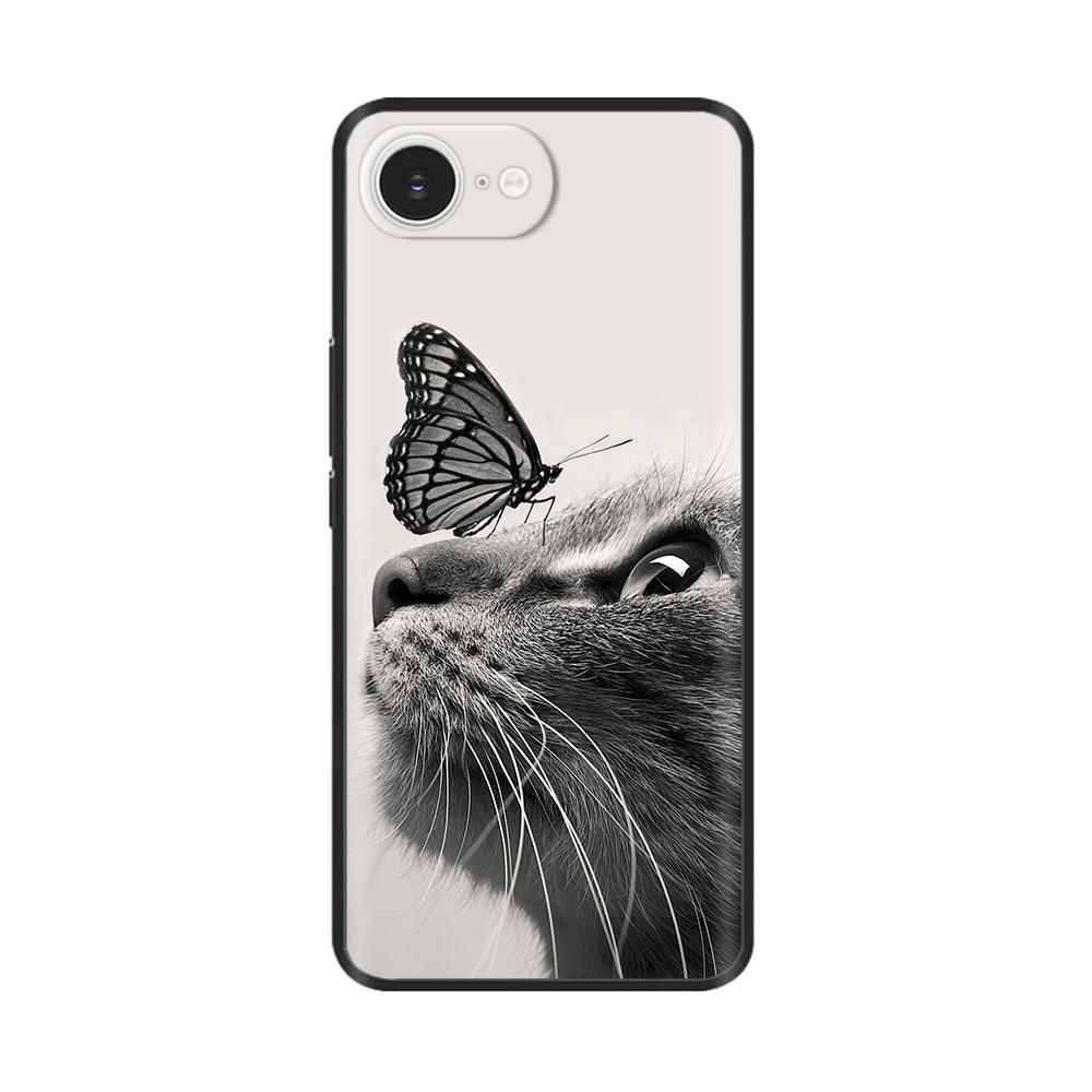 Silicone Phone Case For For iPhone 16E iPhone16E SE 2025 SE4 5G Soft Black Shockproof Shell Protection Back Cover Cases Coque