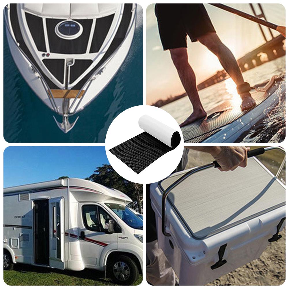 EVA Traction Foam Surfboard Jet Skies Pads Anti Skid SUP Paddleboard Boat Decking Mat Watercraft Water Sports Flooring Mat 410x1200mm