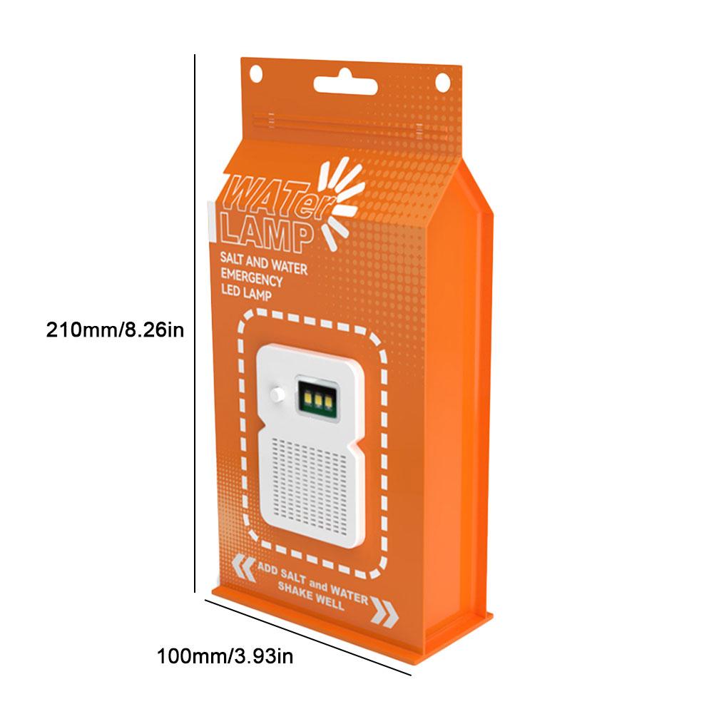 Portable Camping Lamp Outdoor Salt Water LED Emergency Light for Camping Night Fishing Flashlight Energy Saving Lamp