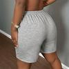 Женские спортивные шорты, повседневные спортивные шорты, эластичные мини-шорты с завязками на талии, летняя спортивная одежда