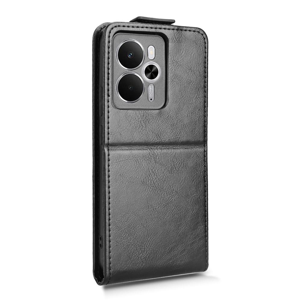For Realme 14 5G Stand Case Magnetic Clasp Vertical Flip Leather Phone Cover with Card Holder