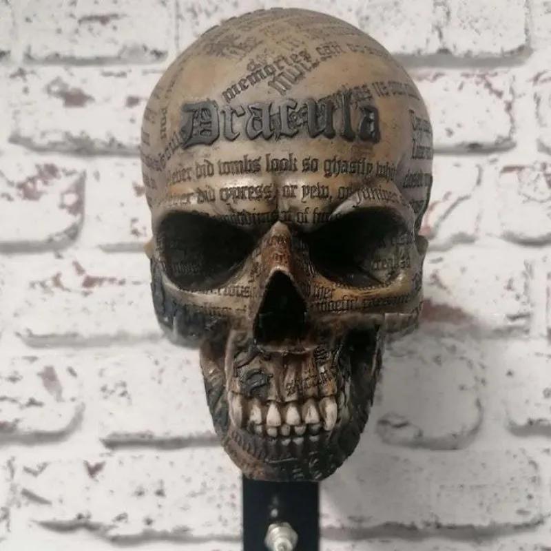 Креативный Крутой Держатель Череп для Мотошлема и Куртки Настенный Держатель для Мотошлема в Виде Черепа Вешалка для Шлема Череп для Взрослых