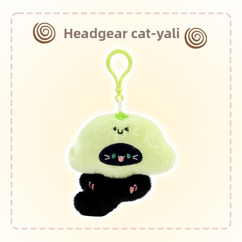 Cute Cat Plush Pendant With Fruit Theme For Kids Or Couples Gift