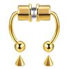 Magnetic False Nose Ring Horseshoe Ring Titanium Steel Artificial Nose Ring Non-perforated Nose Hoop Ring Piercing Jewelry