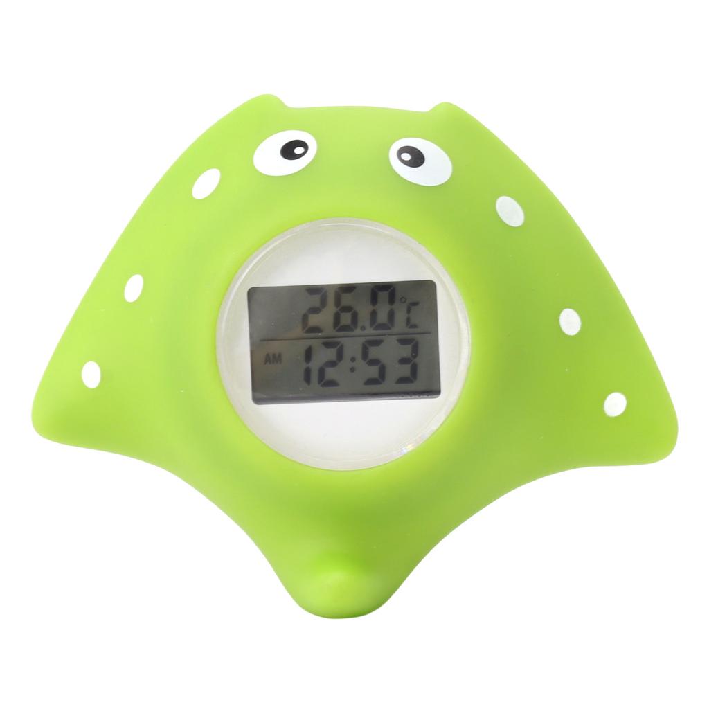 Baby Bath Thermometer Alarm LCD Display Fish Shaped Waterproof 0?60 Degrees Celsius Water