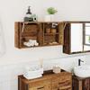 VidaXL Wall-mounted Bathroom Cabinet Old Wood 80x25x40 Cm Engineered Wood 860092