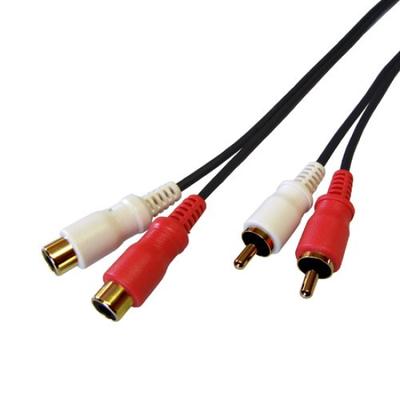 Аудио удлинительный штекер 10 м x 2 на гнездо x 2 F-FACTORY VM-4011 Кабель, RCA/Pin (мужчина) RCA/Пин (женский)