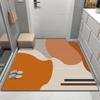 Современный ковер для входа, утолщенный, моющийся, ковер для гостиной, спальни, напольный коврик, коврик для ног