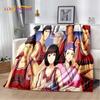 Мягкое плюшевое одеяло с рисунком аниме Slam Dunk, фланелевое одеяло для гостиной, спальни, кровати, дивана, чехол для пикника Bettdecke