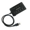 Исключительный 10-портовый высокоскоростной удлинительный кабель USB 2.0 с двухрядным концентратором-адаптером для ноутбука и ПК