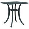 Garden Table Green 53x53x53 cm Cast Aluminum