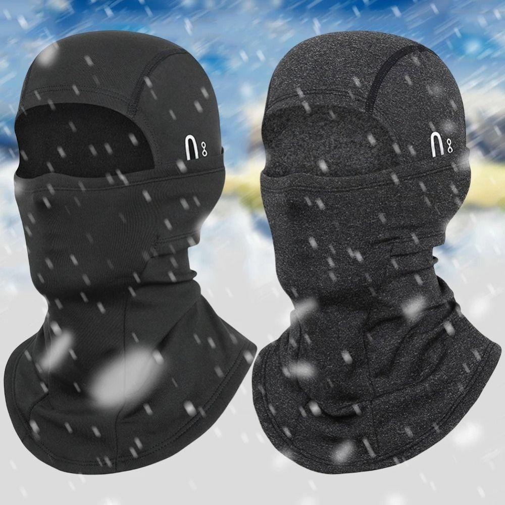 Breathable Cycling Balaclava Fleece Helmet Liner Hats Face Cover Bicycle Hat Men Women