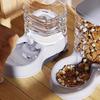 Автоматическая кормушка и поилка для кошек и собак, миска для питья с контейнером для хранения корма с гравитационной подачей, большая емкость