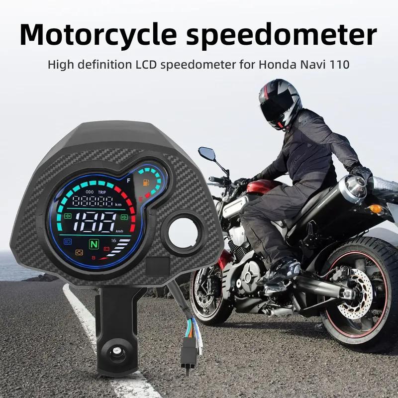 For Navi110 Digital Meter Motorcycle Tachometer Digital Speedometer For Navi LCD Odometer For Honda Navi 110 Motor Dashboard