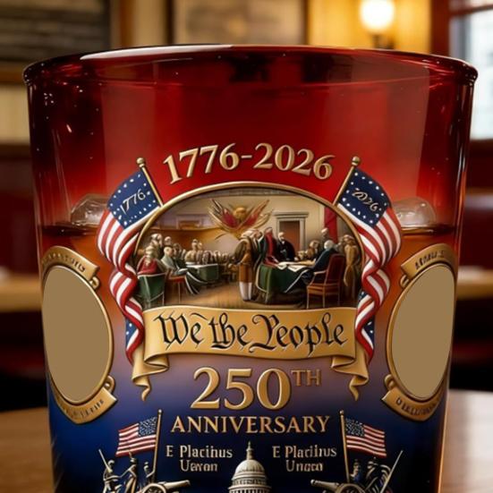 Декантер для виски 250-летия Бутылка США. Памятный бокал для виски к 250-летию Подарок на День отца для алкоголя Бурбон Вино