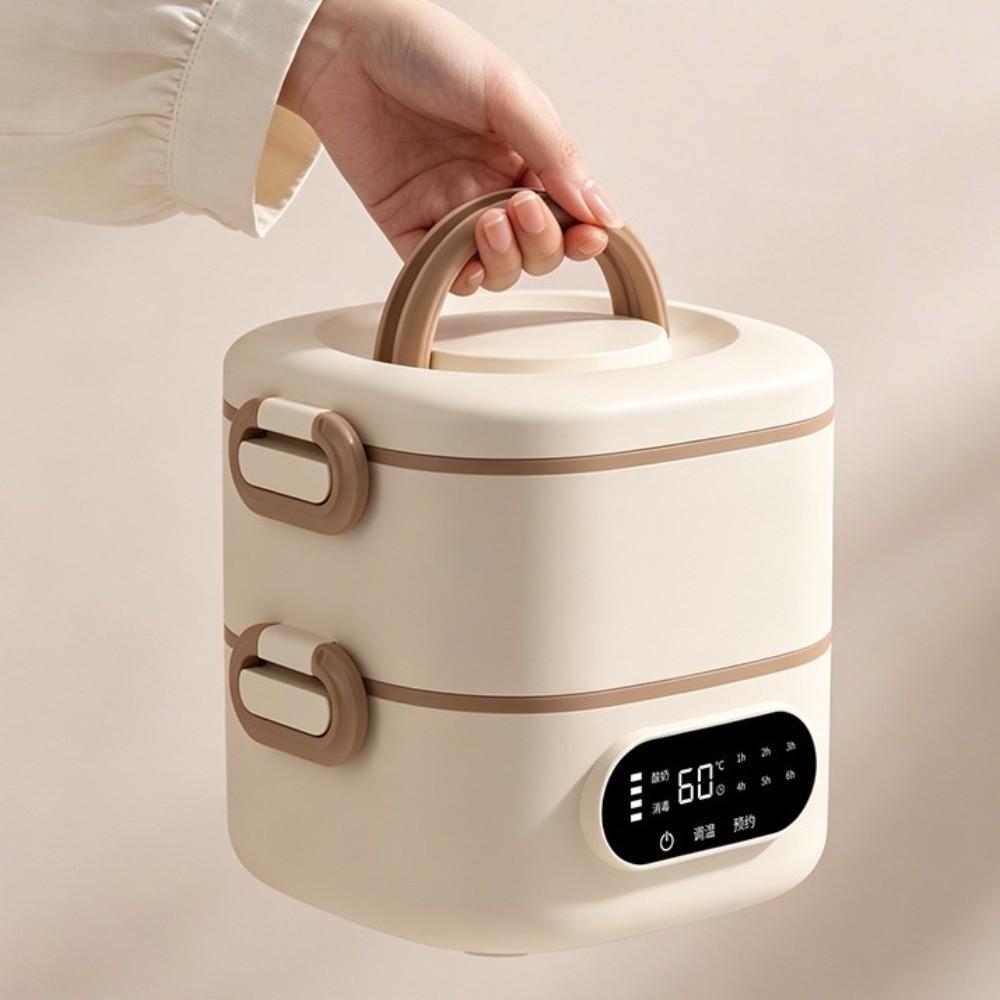 Heating Function Food Warmer Rechargeable Hot Meal Container Electric Heated Lunch Box Outdoors