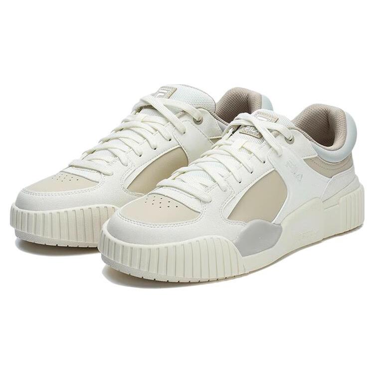 New FILA Blocks Shoes 'White Beige Grey' Women's F12M312209FOS