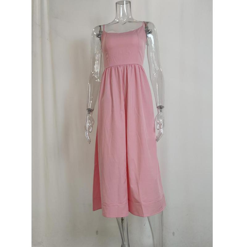 Летнее однотонное платье больших размеров, летняя тонкая рубашка без рукавов с квадратным вырезом, большой подол, модные свободные пляжные вечерние элегантные платья, ночная рубашка, S-3XL