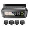 USB/Солнечная система TPMS с 4 датчиками, система контроля давления в шинах, монитор температуры шин для автомобиля, внедорожника, седана