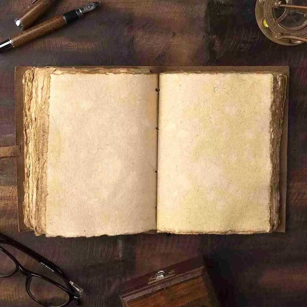 Винтажный журнал в кожаном переплете, антикварный бумажный блокнот ручной работы, дневники, альбомы для рисования