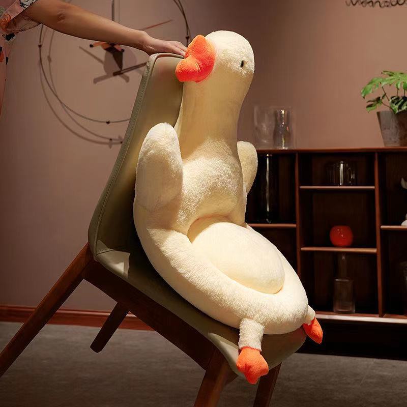 Cute Goose Integrated Seat Cushion Backrest Cushion Integrated Office Chair Cushion Thickened Stool Cushion Student Buttocks