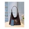 Women's Black Shoulder Bag Soft Inside And Outside Textured Quality Workmanship And Soft Faux Leather Hand Bag