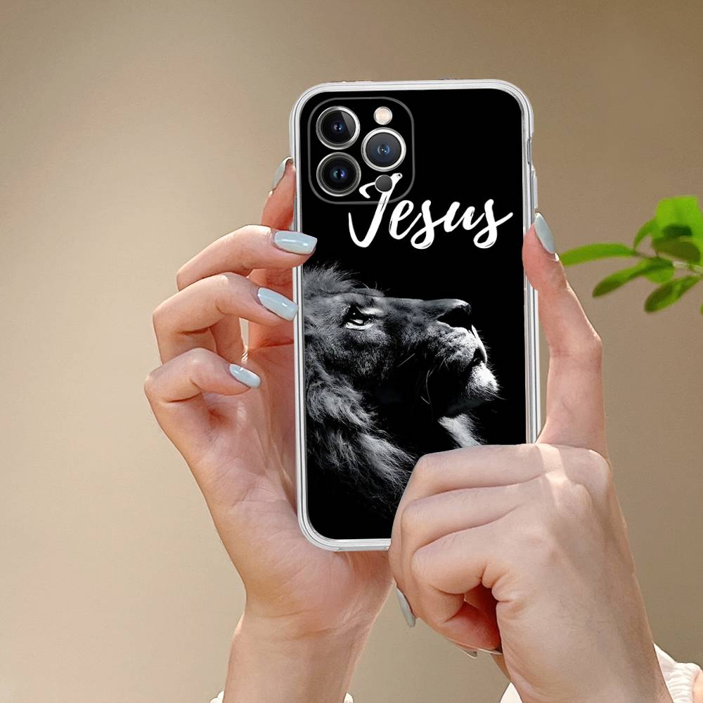 Verse Of The Christian Bible Jesus Phone Case For IPhone 17 16 15 Plus 14 13 Mini 12 11 Pro Max Soft Shell Cover