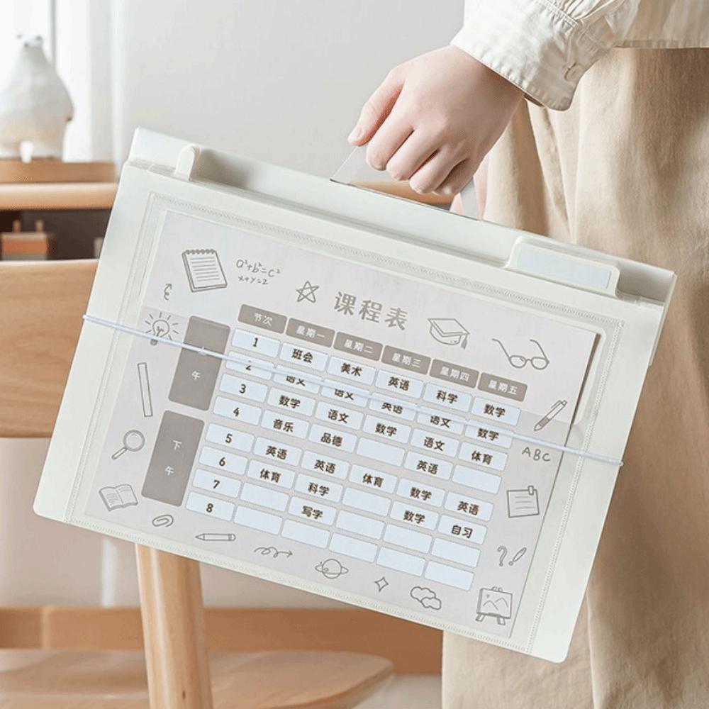 Настенные органайзеры для документов формата А4, большой вместимости, расширяемый, кейс для документов, для студентов