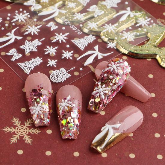 Модная наклейка для дизайна ногтей 5D стереоскопические аксессуары DIY маникюр