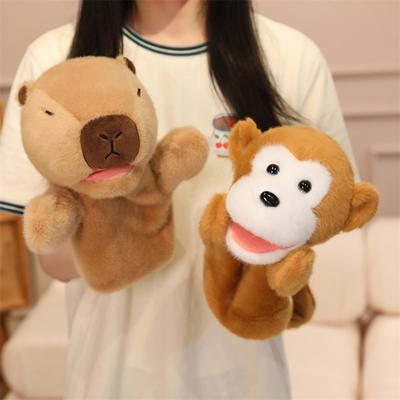 Мягкая набивная игрушка животное ручная кукла милые животные лев слон обезьяна кукла для рассказывания историй каваи куклы плюшевые животные