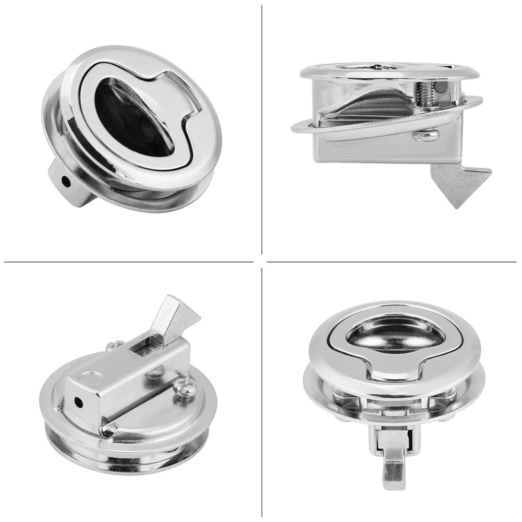 Deck Hatch Flush Pull Hatch Hatch Hatch Lock Zinc Alloy Flush Pull Hatch for RV Marine Boat RV