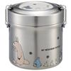 Thermal Lunch Box My Neighbor Totoro Marching Studio Ghibli 600ml Bowl Type Antibacterial Vacuum Stainless Steel STLB1AG-A