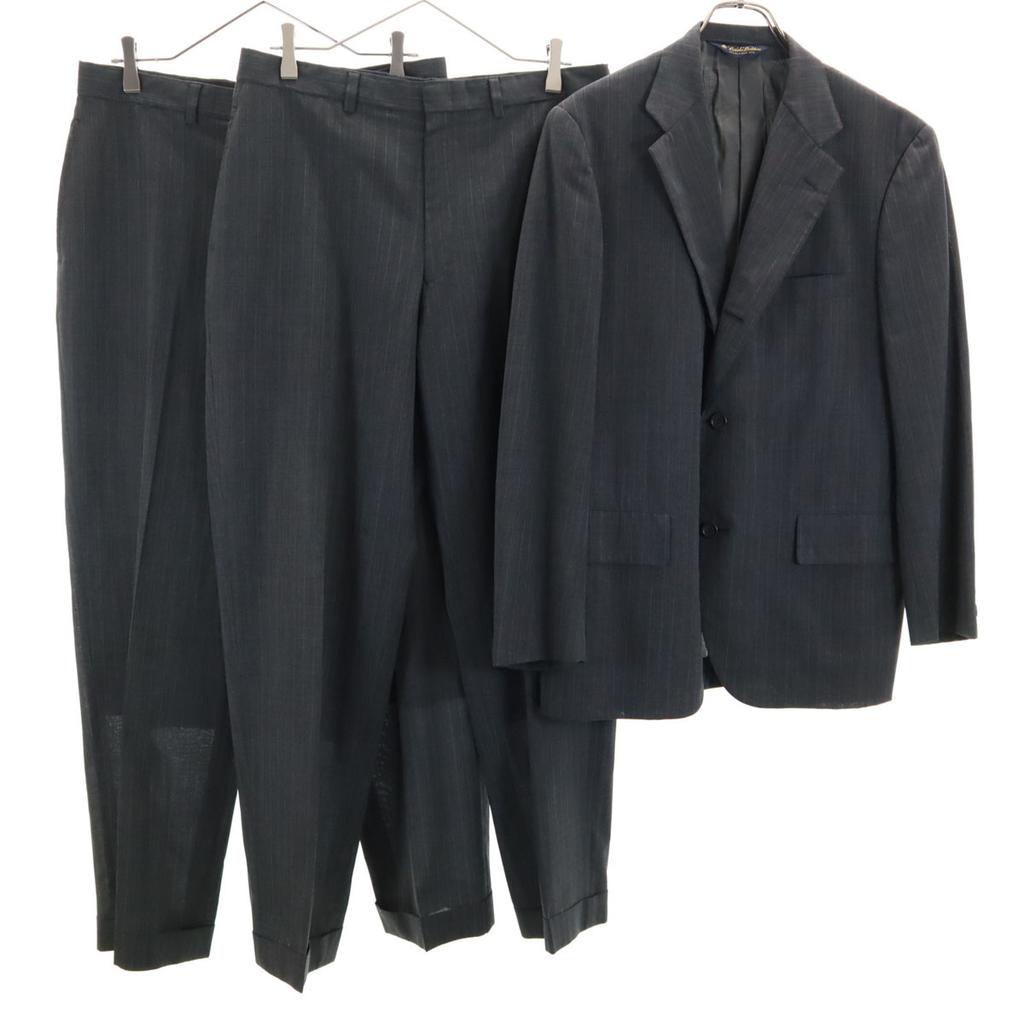 Brooks Brothers Striped Pattern Suit Setup Gray Men's Used