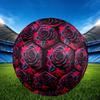 1pc Neon Rose Bloom Size 5 Soccer Ball Professional Match Training Football Indoor &Outdoor Sports Ball Lightweight Durable m6516