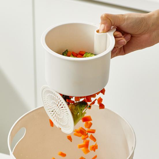 2Pcs Sink Hanging Basket BPA Free Easy To Clean Universal Simple Installation Multifunctional Removable Sink Strainer Basket