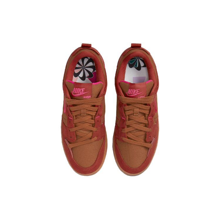Nike Женские кроссовки Dunk Low Disrupt 2 Desert Bronze Brown Rugged-Orange Canyon-Rust DH4402-200
