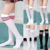 5PC Spring Summer Kids Stockings Children Velvet Knee High Socks White Stockings for Girls School Socks Stockings Thick Thighs