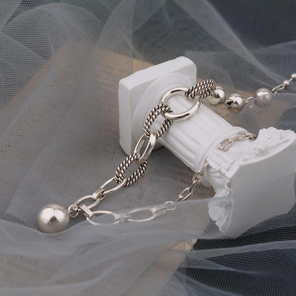 Корейское ретро ожерелье из бусин с эффектом потертости - Простые украшения в холодном стиле, горячий товар