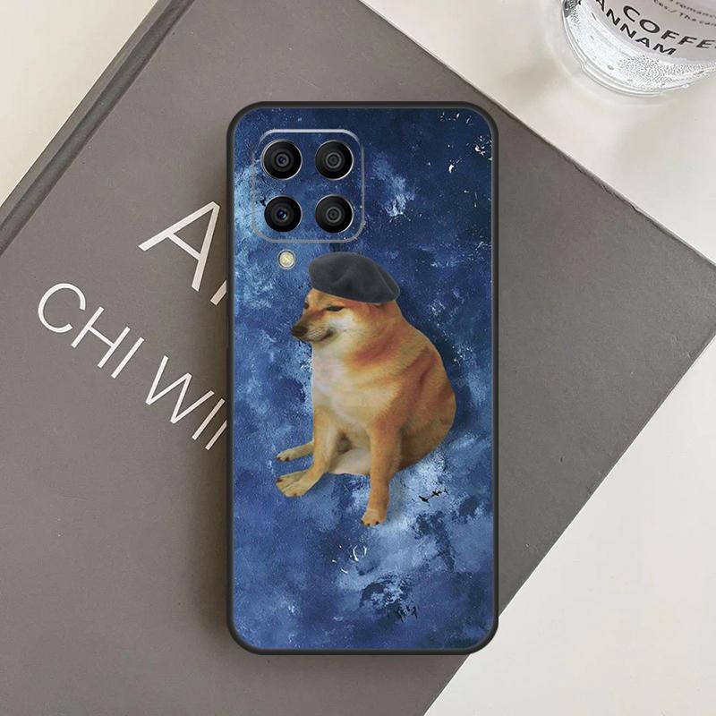 Смешной чехол с собакой Доге для Samsung Galaxy M11 M21 M31 M20 M23 M54 M14 M34 M13 M52 M32 M12 M16 M36 M56 M15 M55