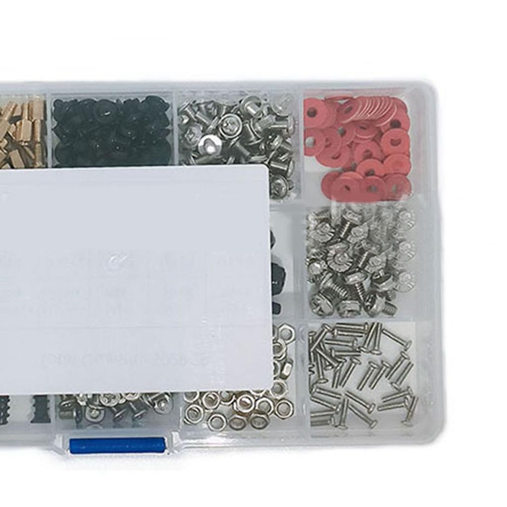 Набор из 502 шт. компьютерных винтов, набор стоек и шайб из углеродистой стали для ремонта корпуса и