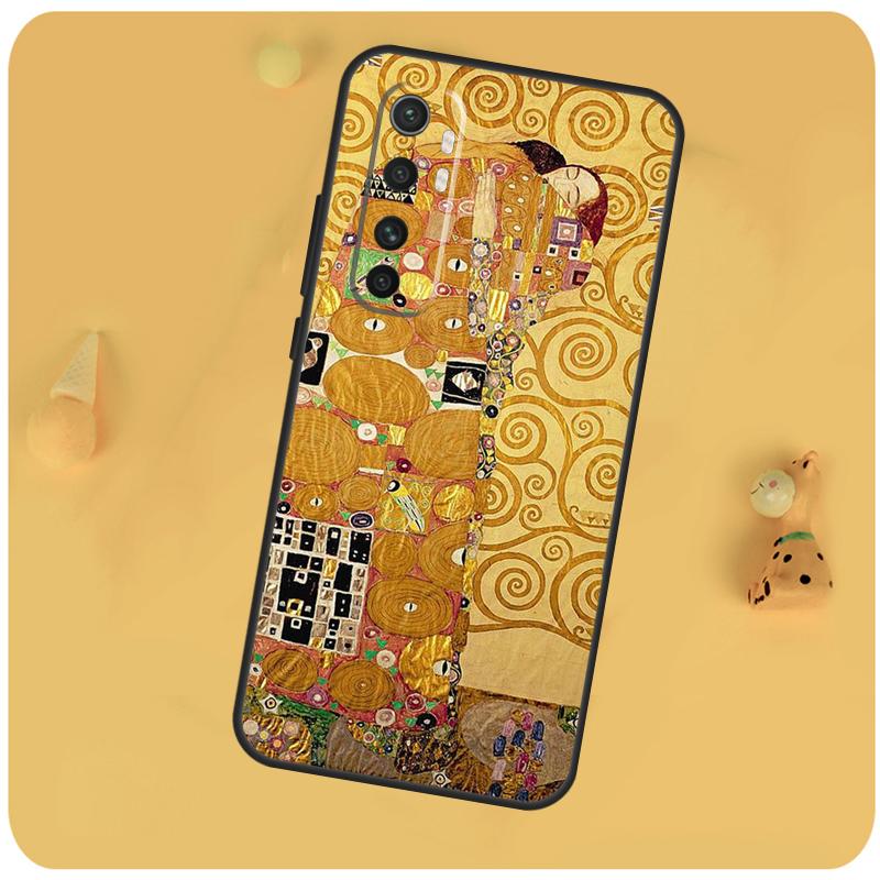 Чехол для телефона Xiaomi 13 12 Lite 11T 12T Pro 12X с картиной Густава Климта «Поцелуй» для POCO F5 X3 X5 Pro X4 F4 GT F3 M5s C40